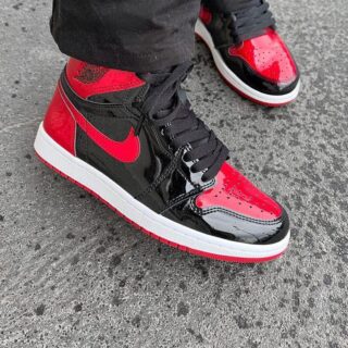 First Copy Air Jordan Retro 1 Patent Bred