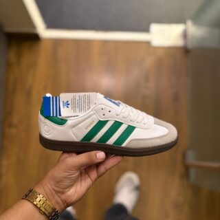 First Copy Adidas Originals Samba White Green