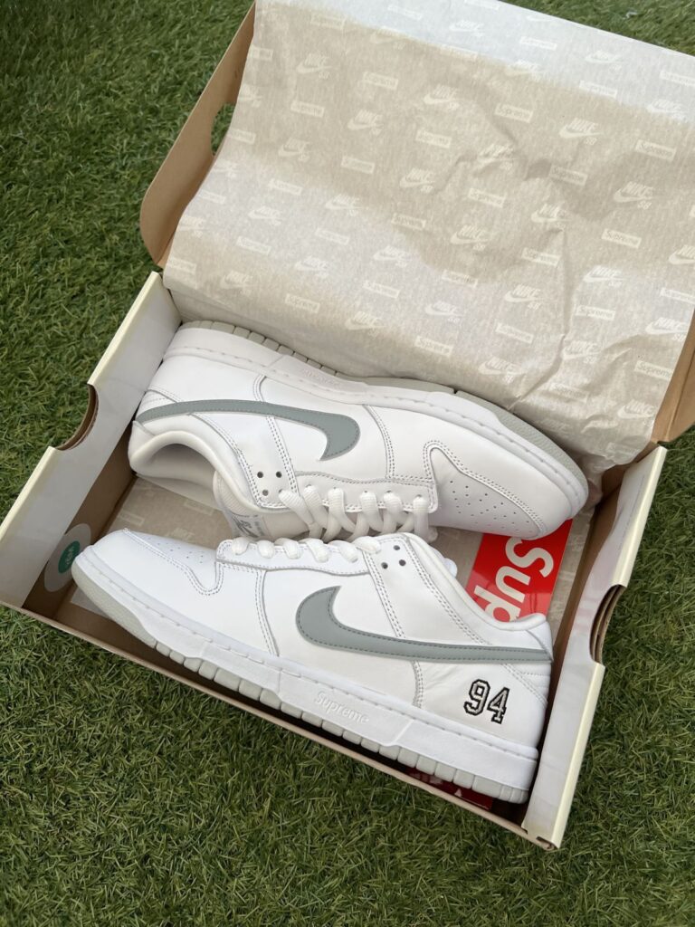 First Copy Nike SB Dunk 94 White Grey (2)